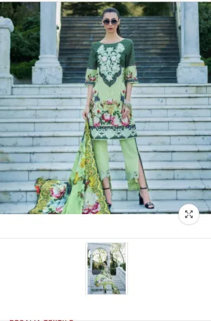 Lawn dress by honey waqar Model# L 1531
