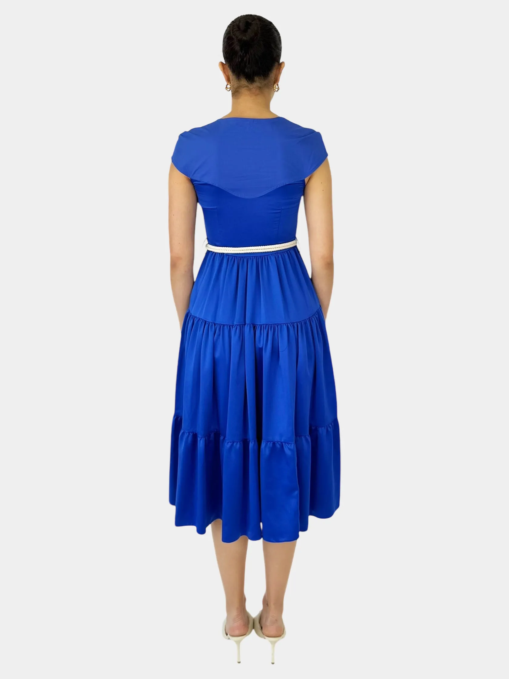 Layered Belted Dress