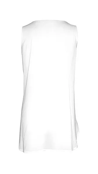 Lemon Tree Sheer Singlet White