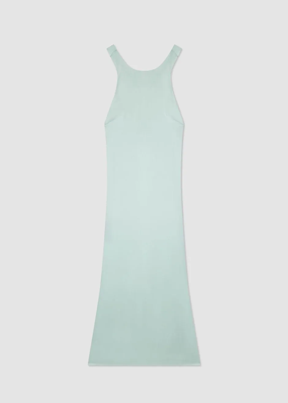 Loulou Studio Sula Silk Dress - Aqua