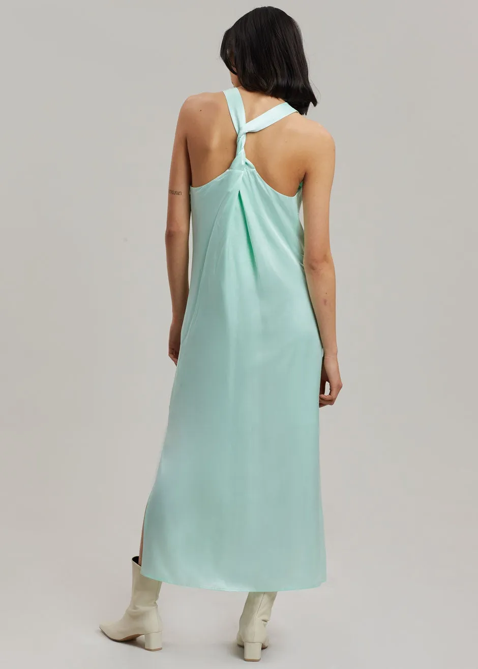 Loulou Studio Sula Silk Dress - Aqua