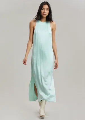 Loulou Studio Sula Silk Dress - Aqua