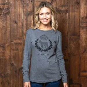 Luxe Crest Longsleeve Tee Jackal