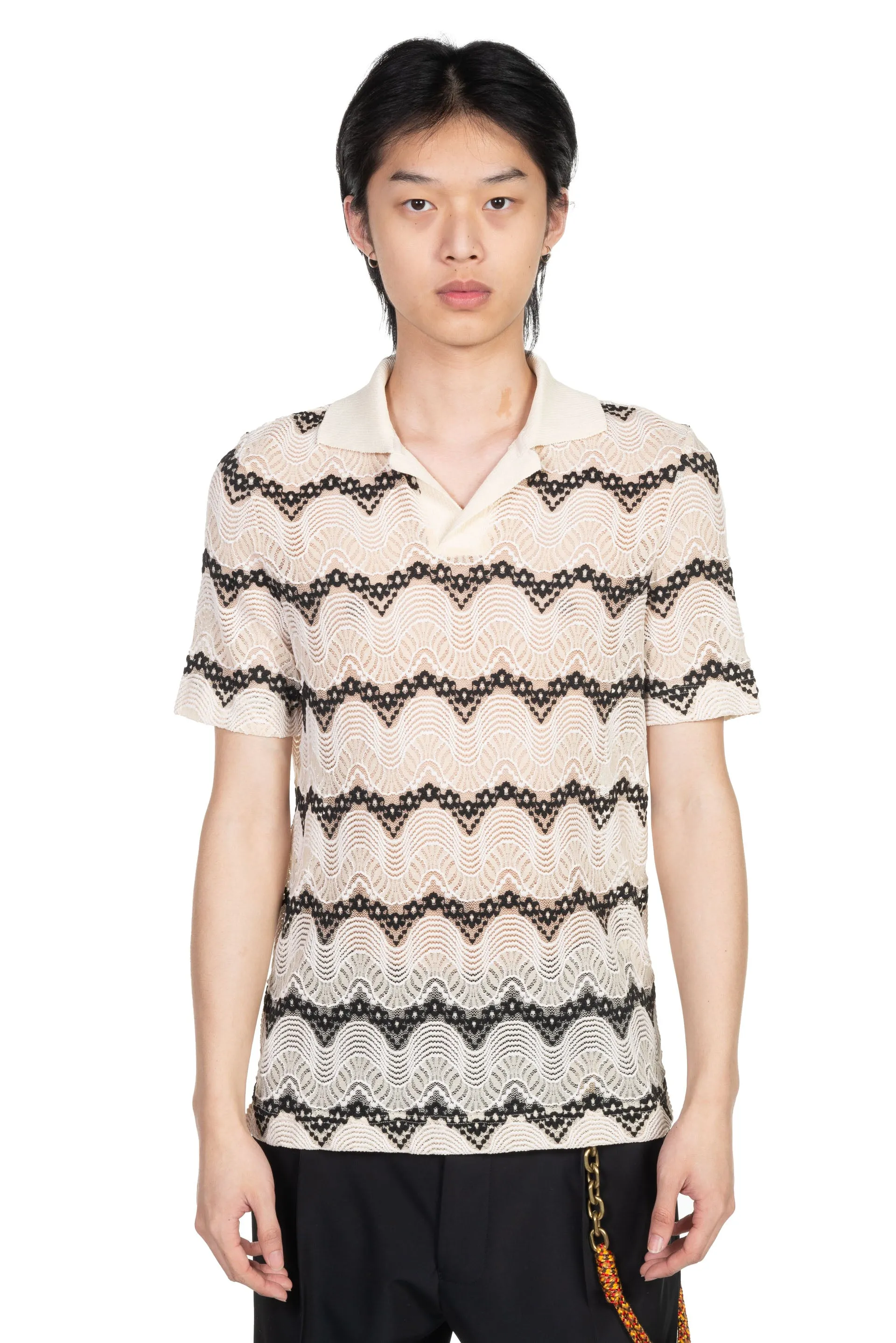 Majorca Sheer Collar Knit