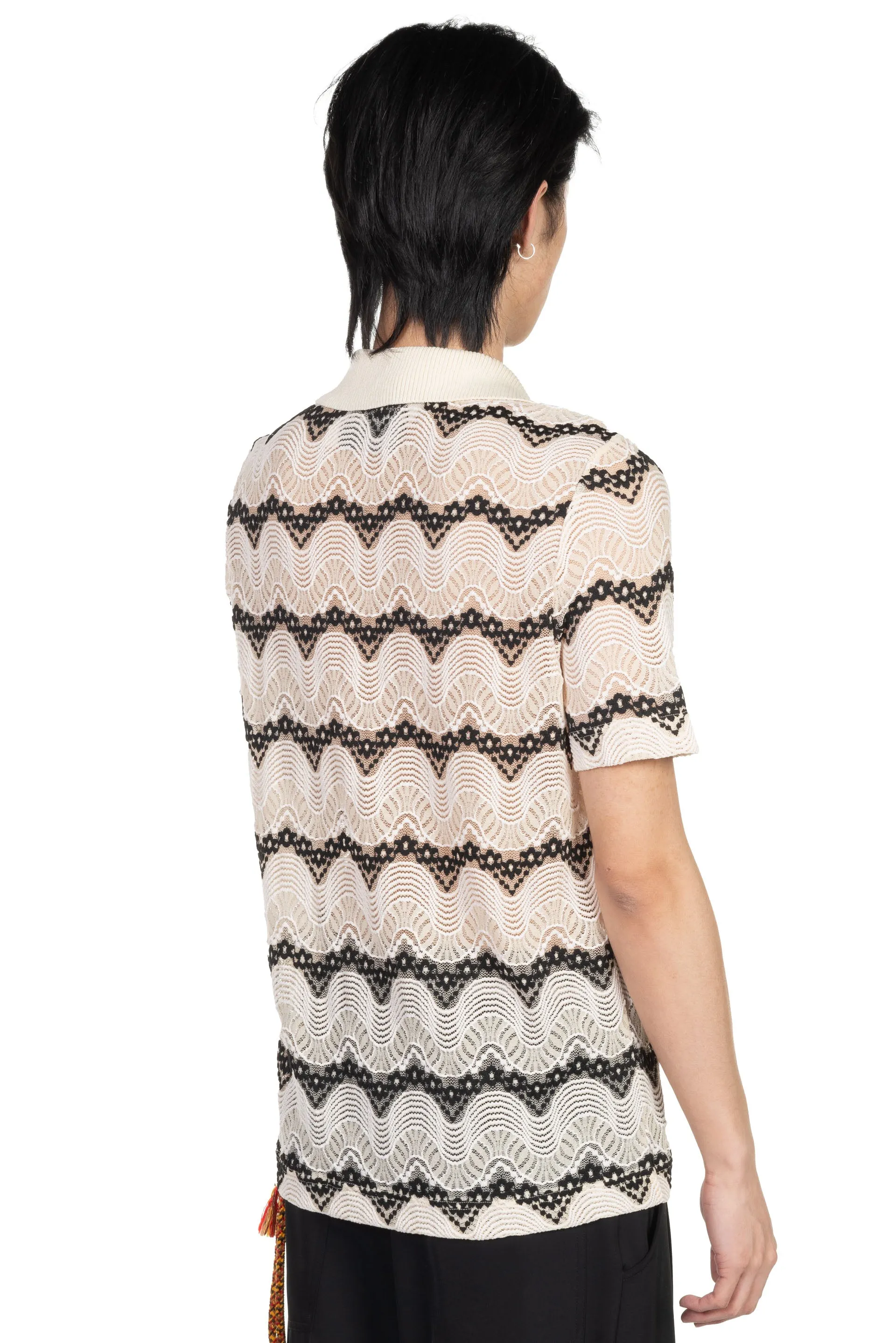 Majorca Sheer Collar Knit