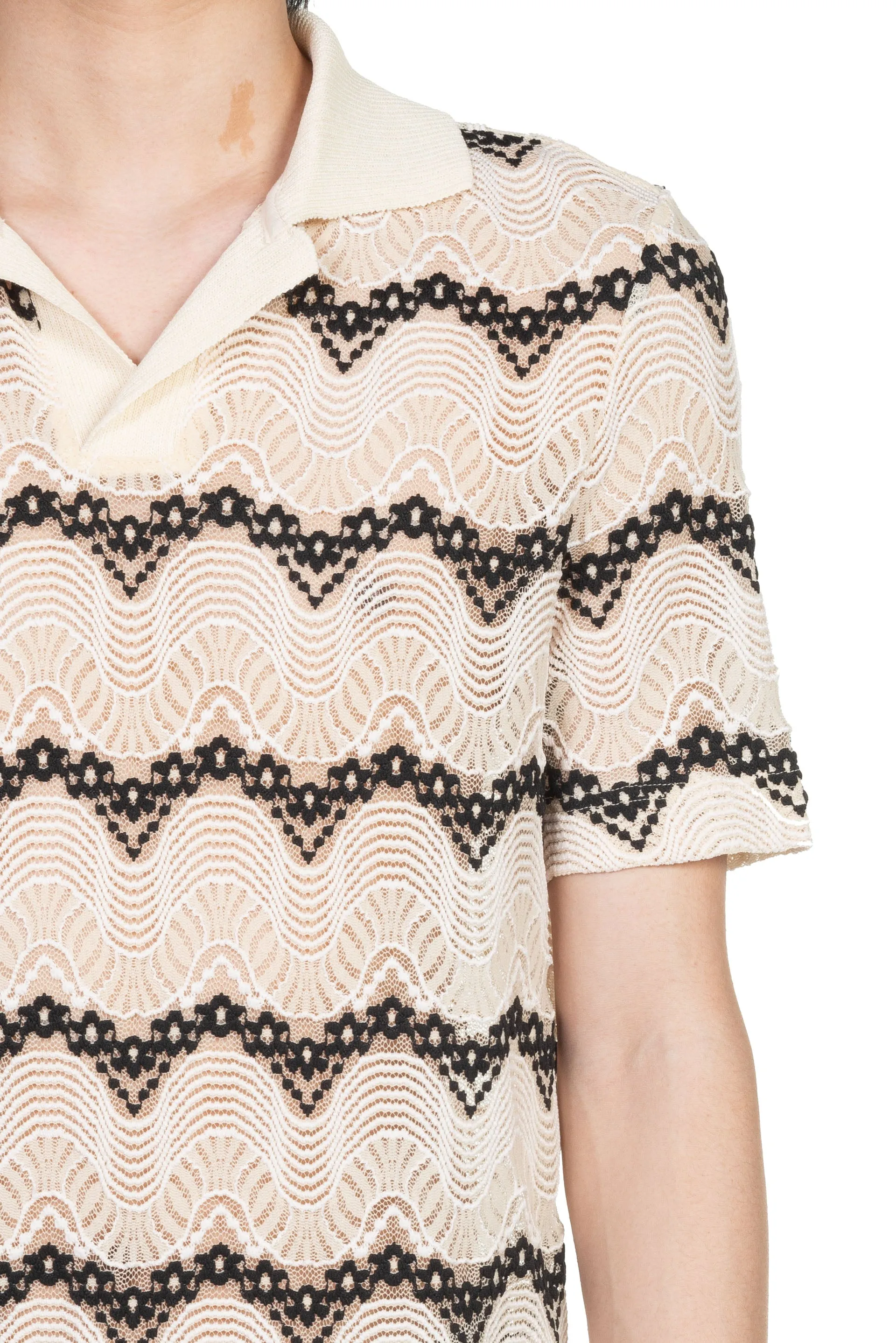 Majorca Sheer Collar Knit