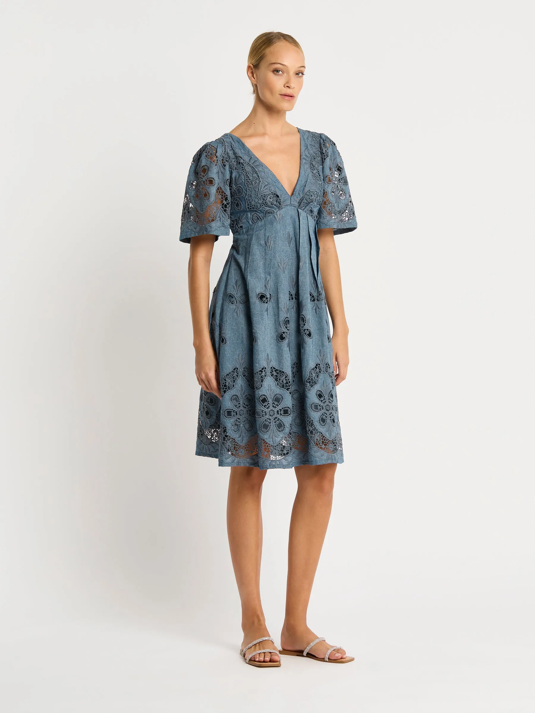 Marina Dress - Light-Denim