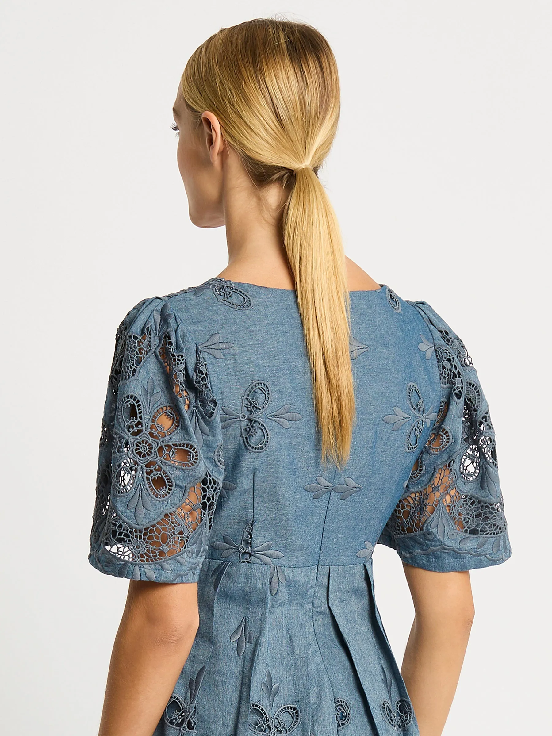 Marina Dress - Light-Denim
