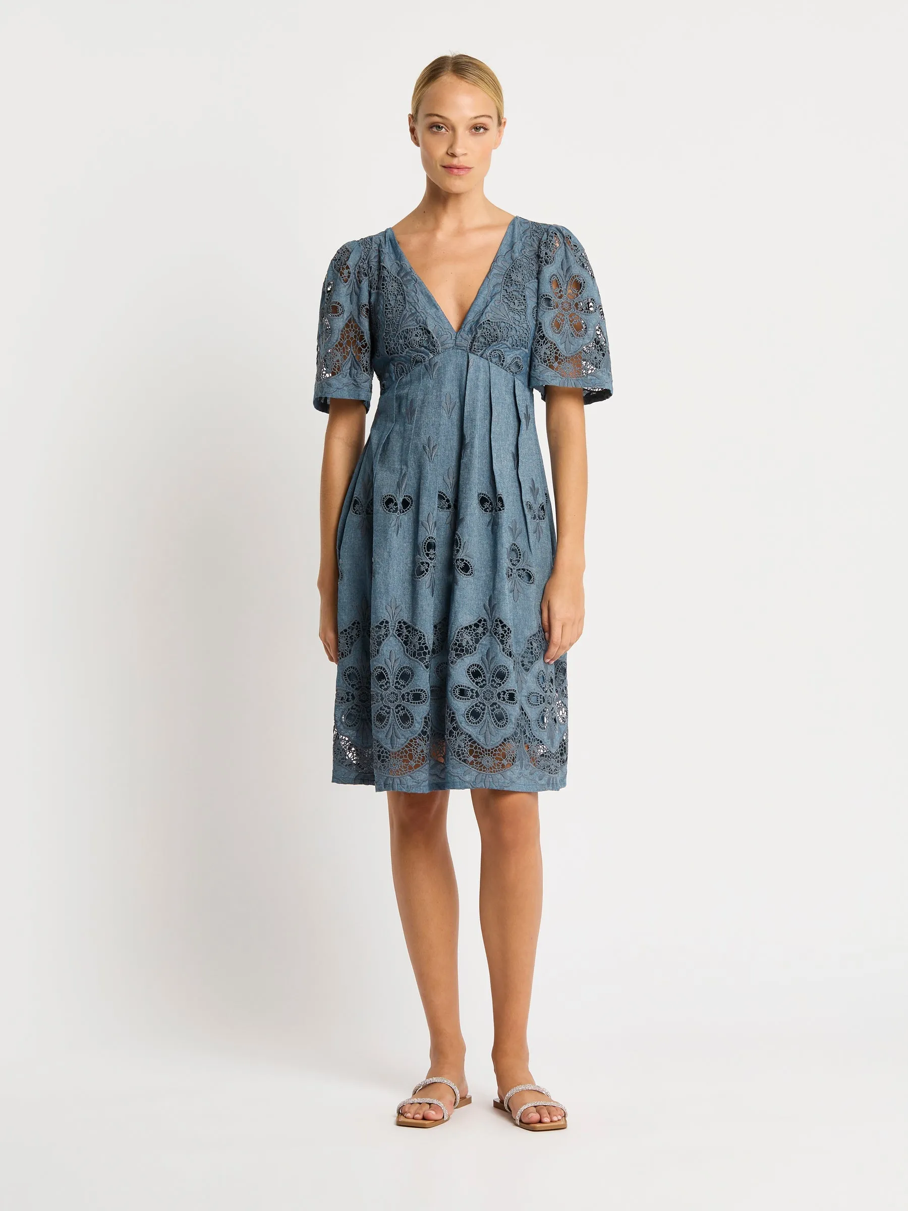 Marina Dress - Light-Denim