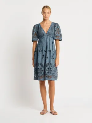 Marina Dress - Light-Denim