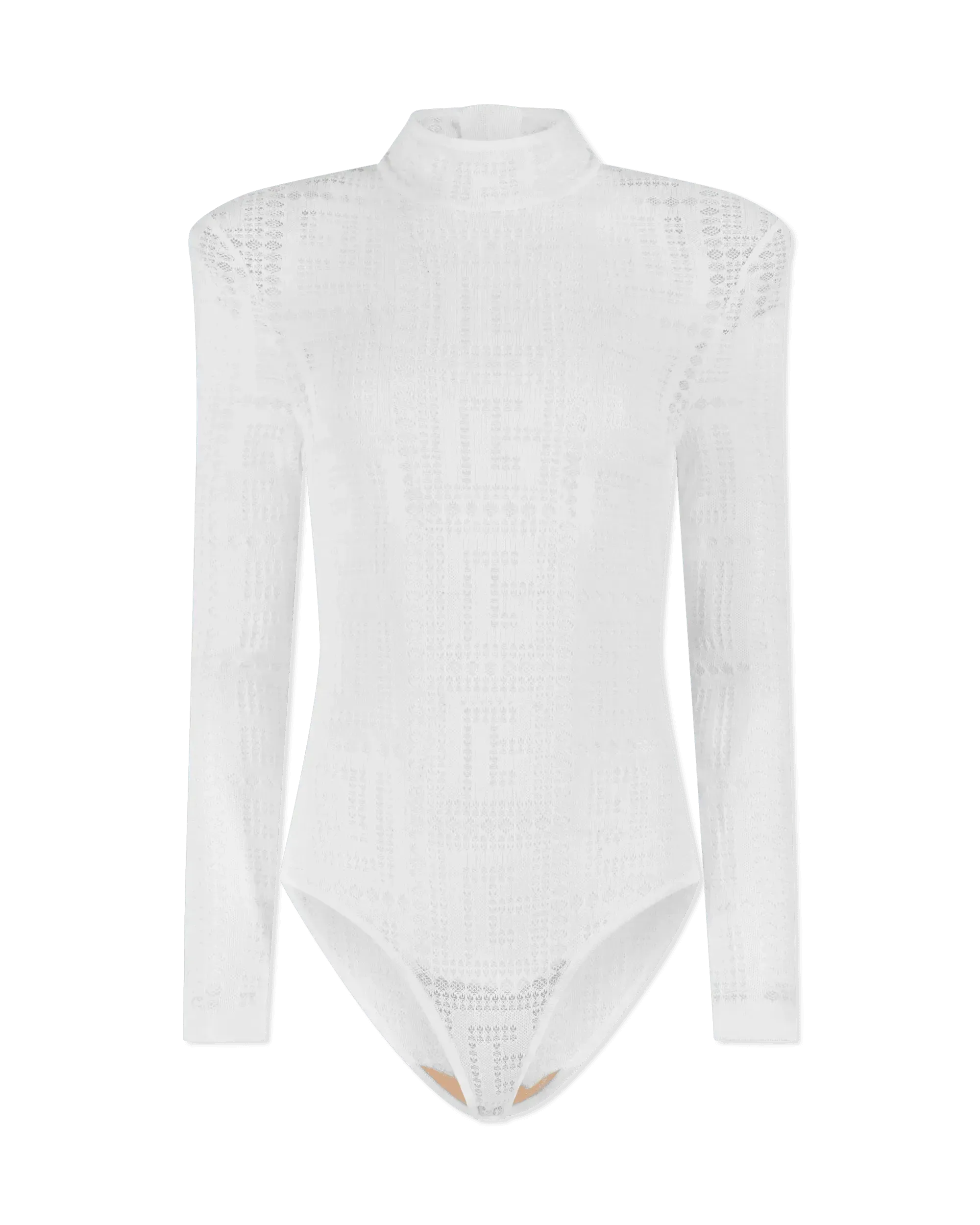 Maxi Monogram Sheer Bodysuit
