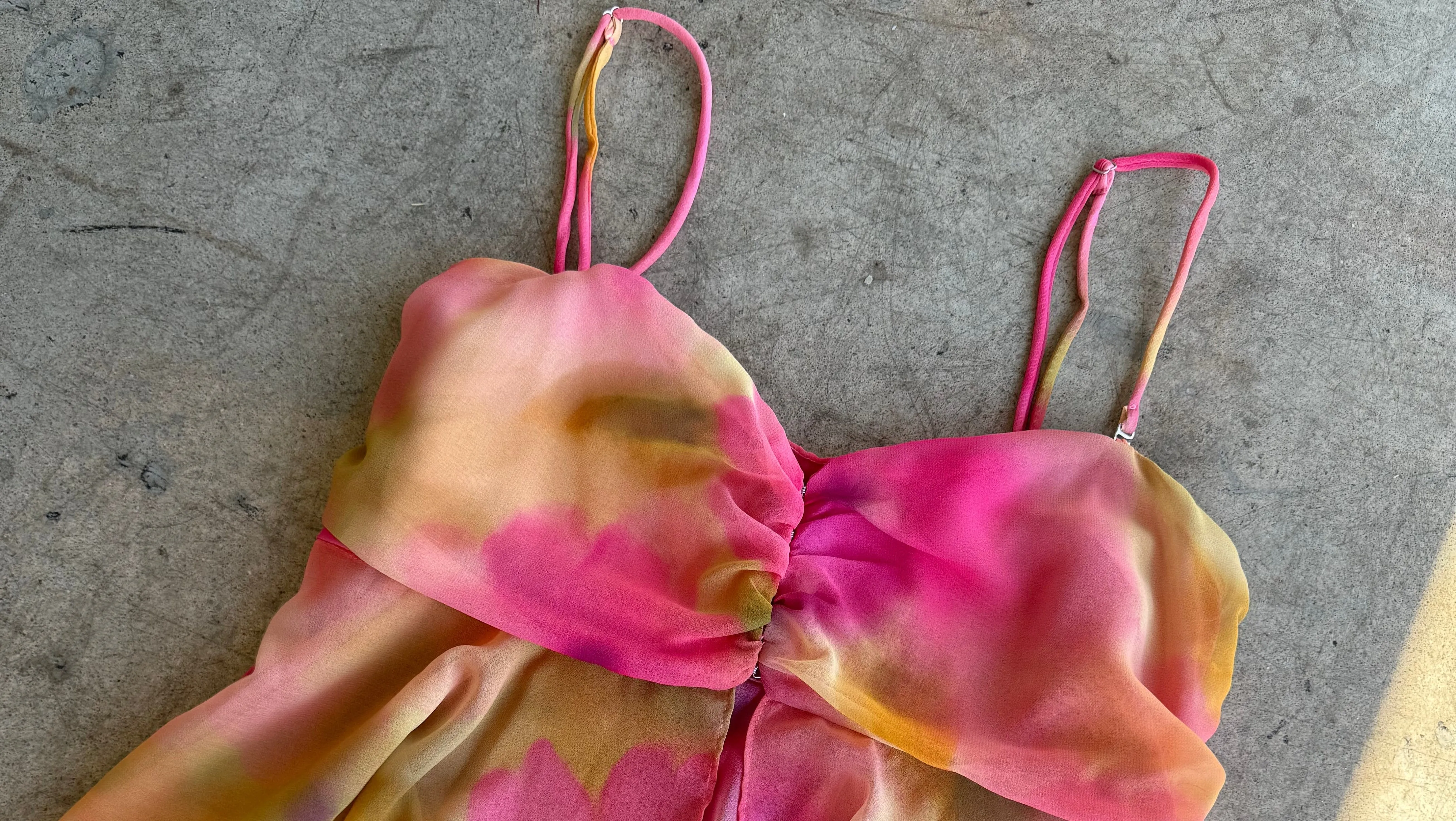 Mina Top - Mustard Coral