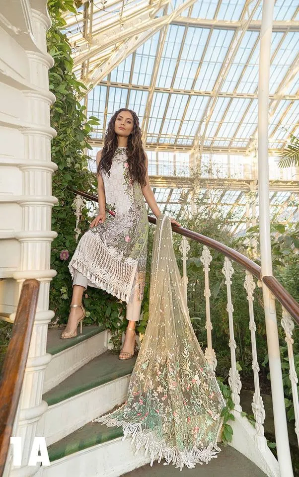 Mint Green Lawn Dress By Sobia Nazir Model# L 1782