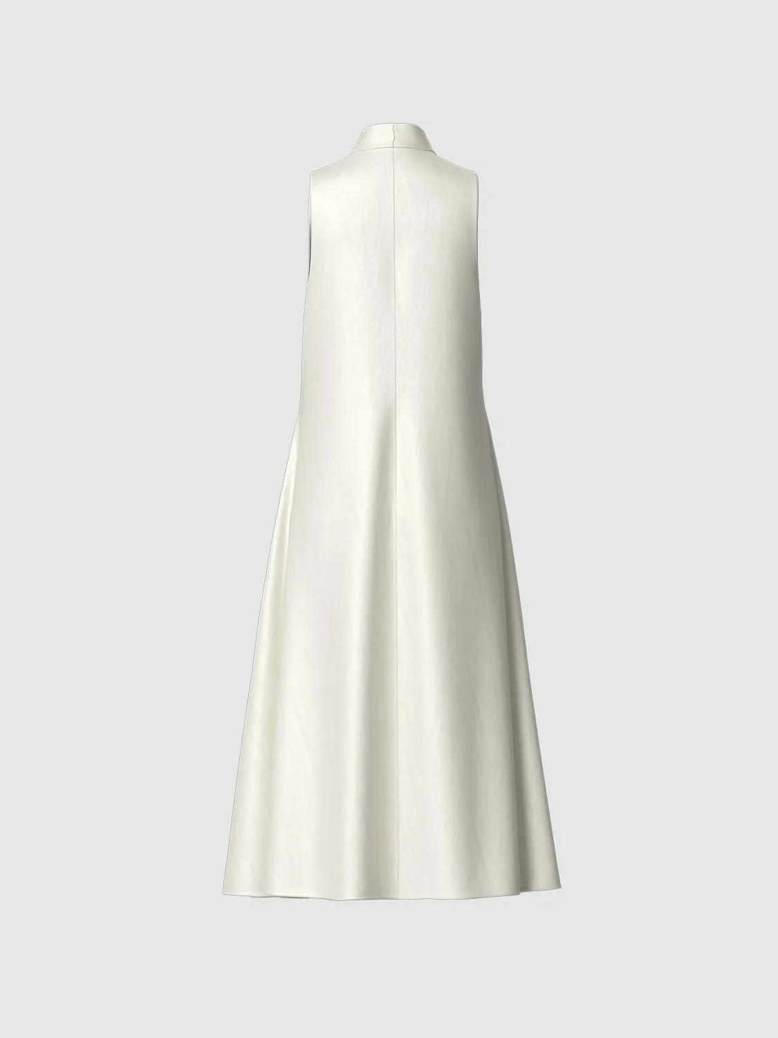 Mock Neck Sleeveless Split Hem Dresses