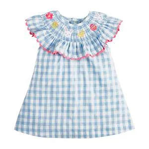 Mud Pie Easter Smocked Baby Dress