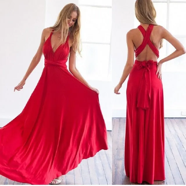 Multiway Wrap Convertible Boho Maxi