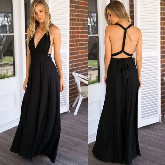 Multiway Wrap Convertible Boho Maxi
