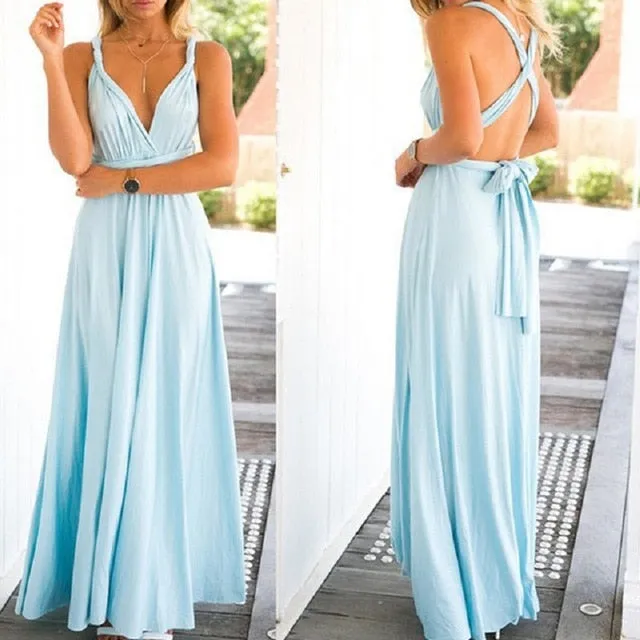 Multiway Wrap Convertible Boho Maxi