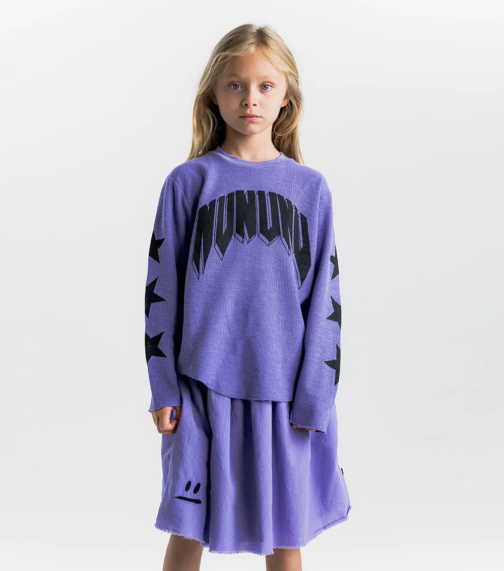 Nununu Feather Skirt in Mauve