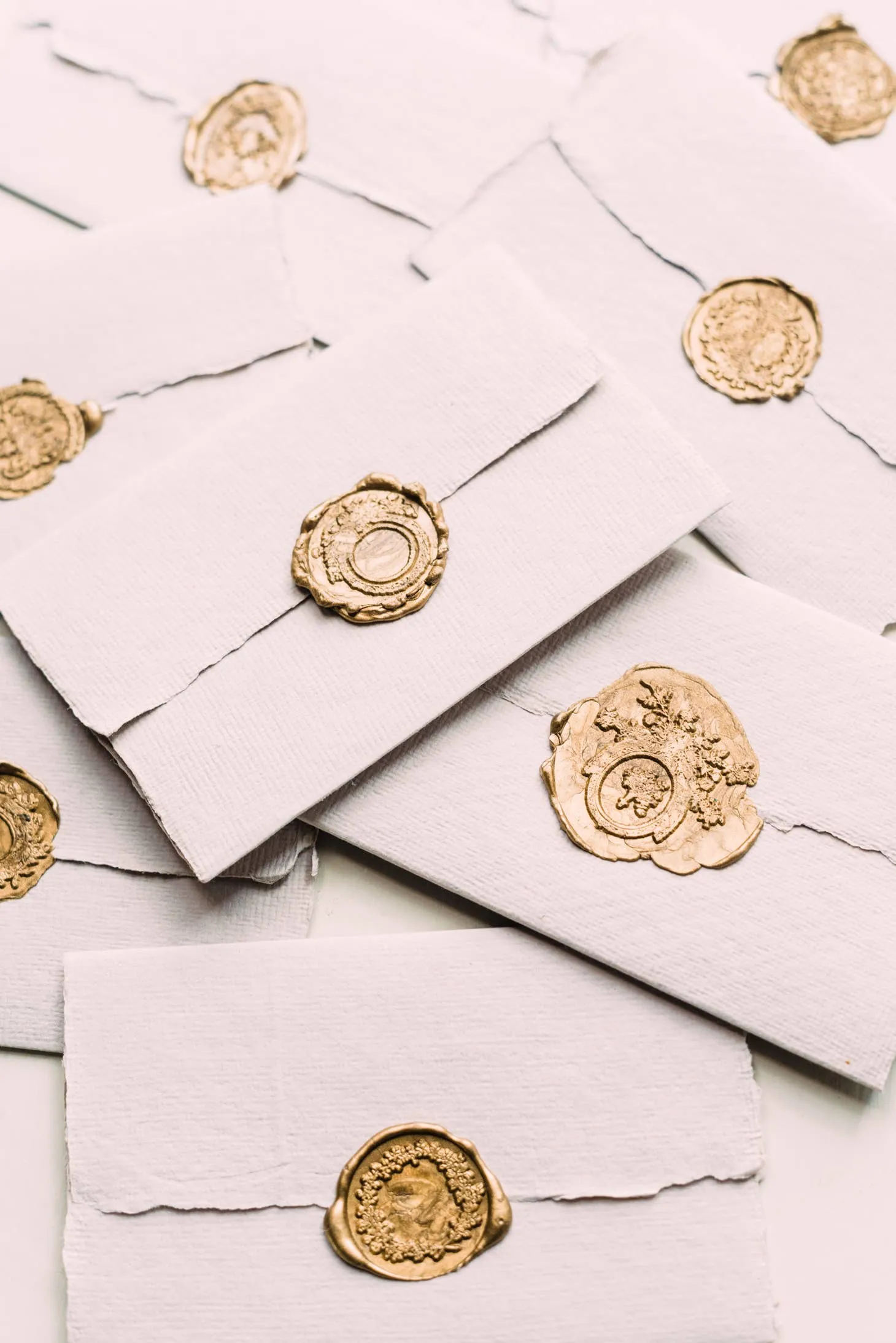 Old World Papers Bespoke Wax-Seal Stamp Set, multiple styles