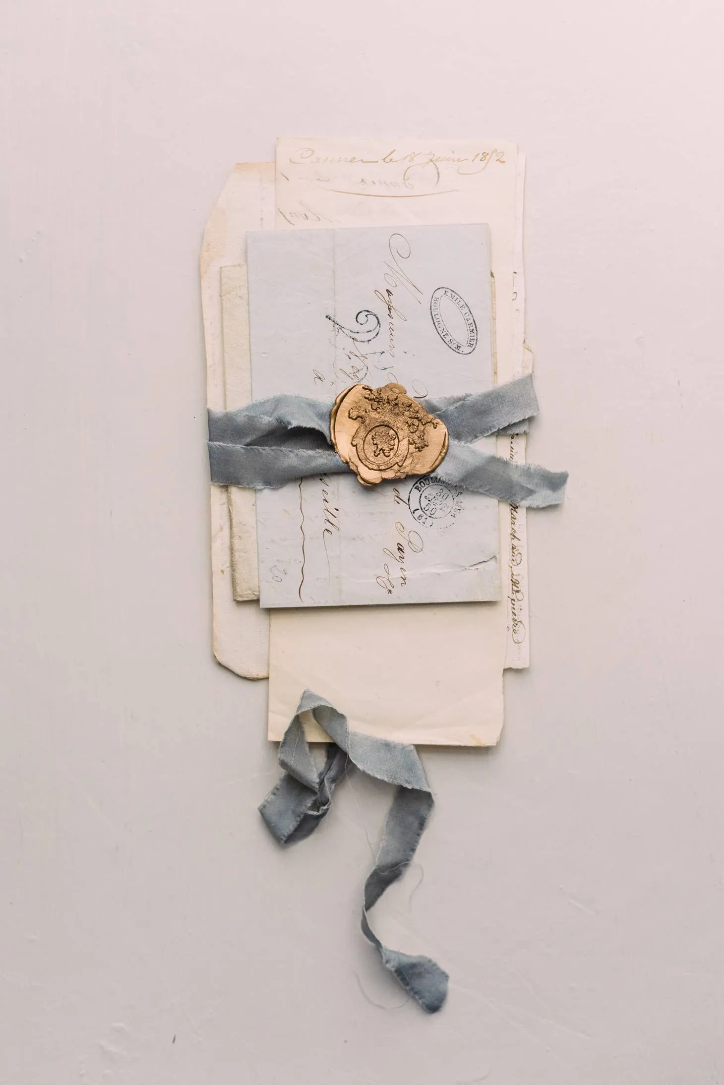 Old World Papers Bespoke Wax-Seal Stamp Set, multiple styles