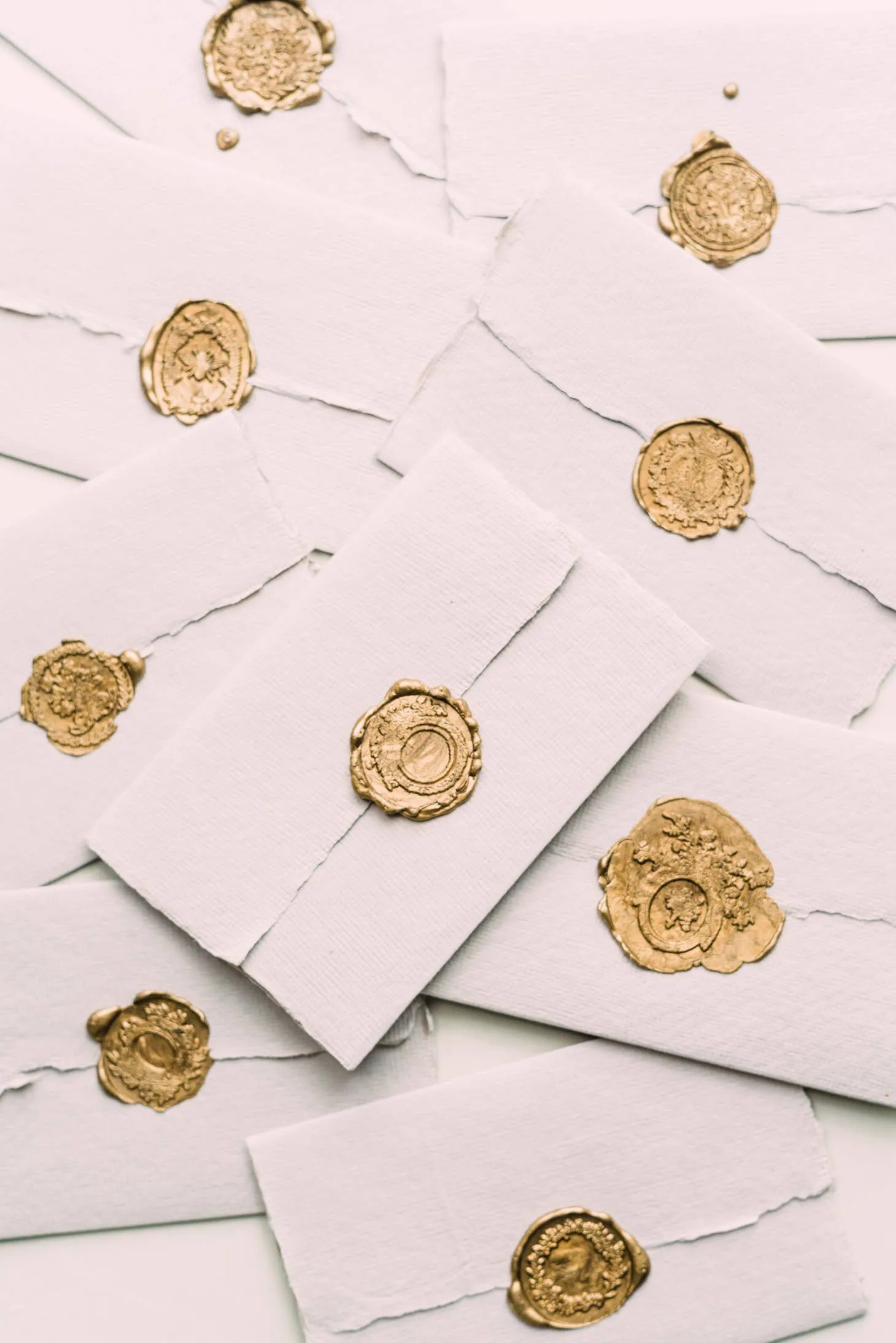 Old World Papers Bespoke Wax-Seal Stamp Set, multiple styles