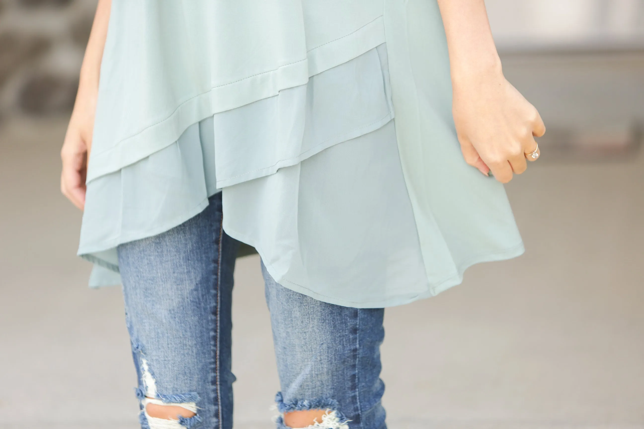 Olivia Overlap Blouse