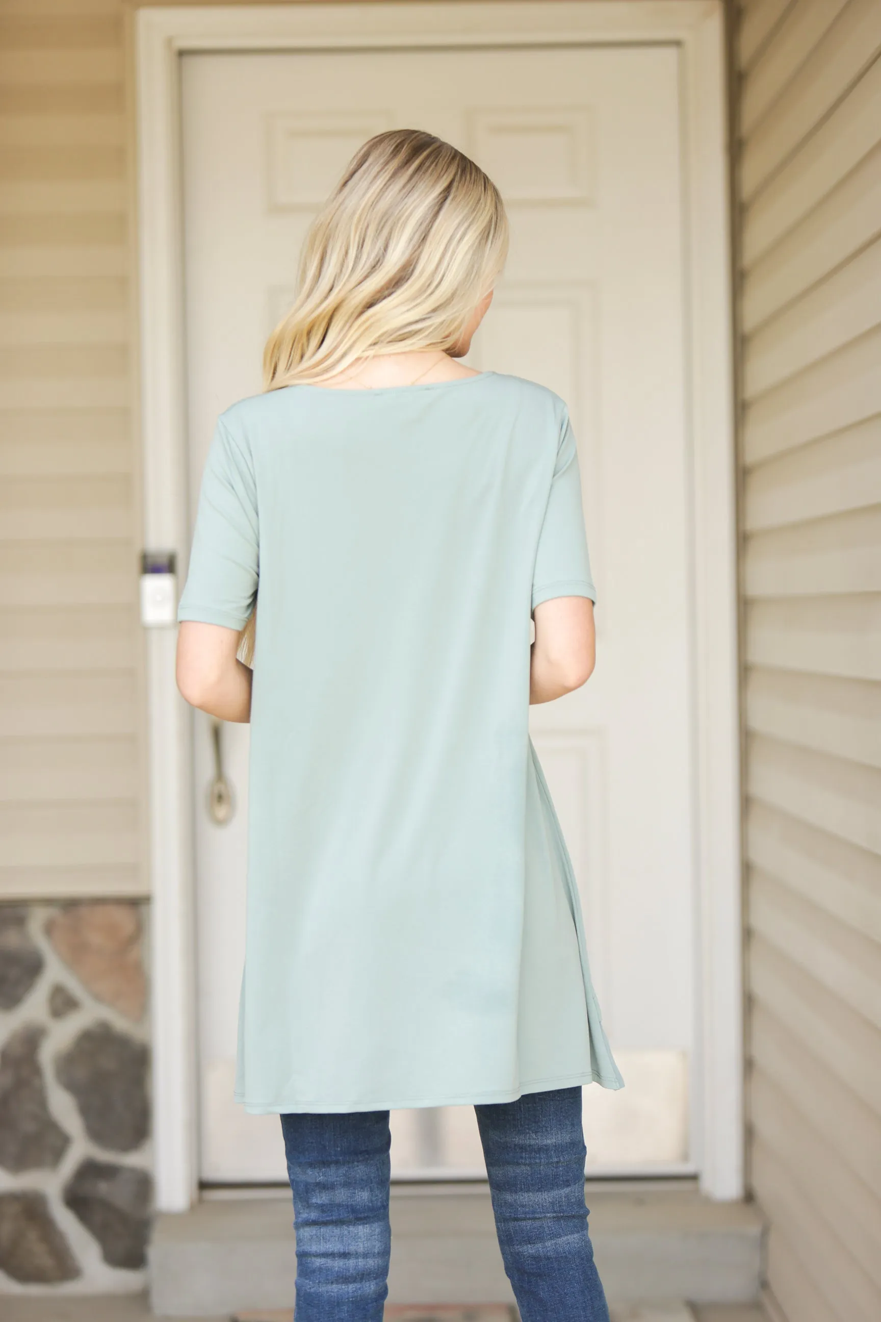 Olivia Overlap Blouse