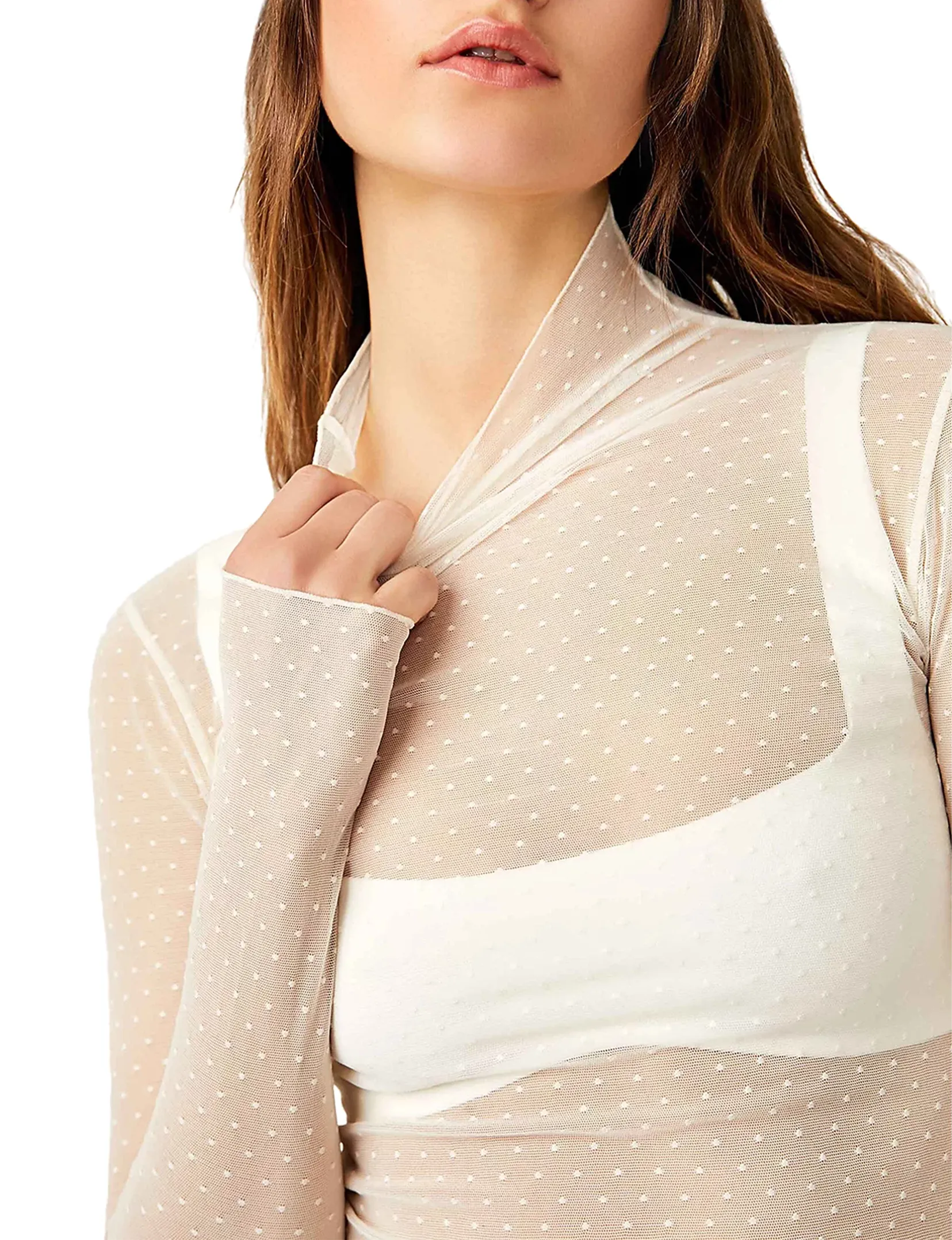On The Dot Layering Shirt, Love Dove