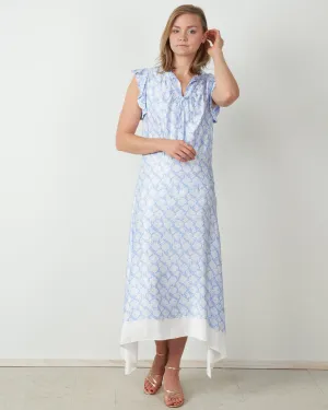 paine dress - pacific blue