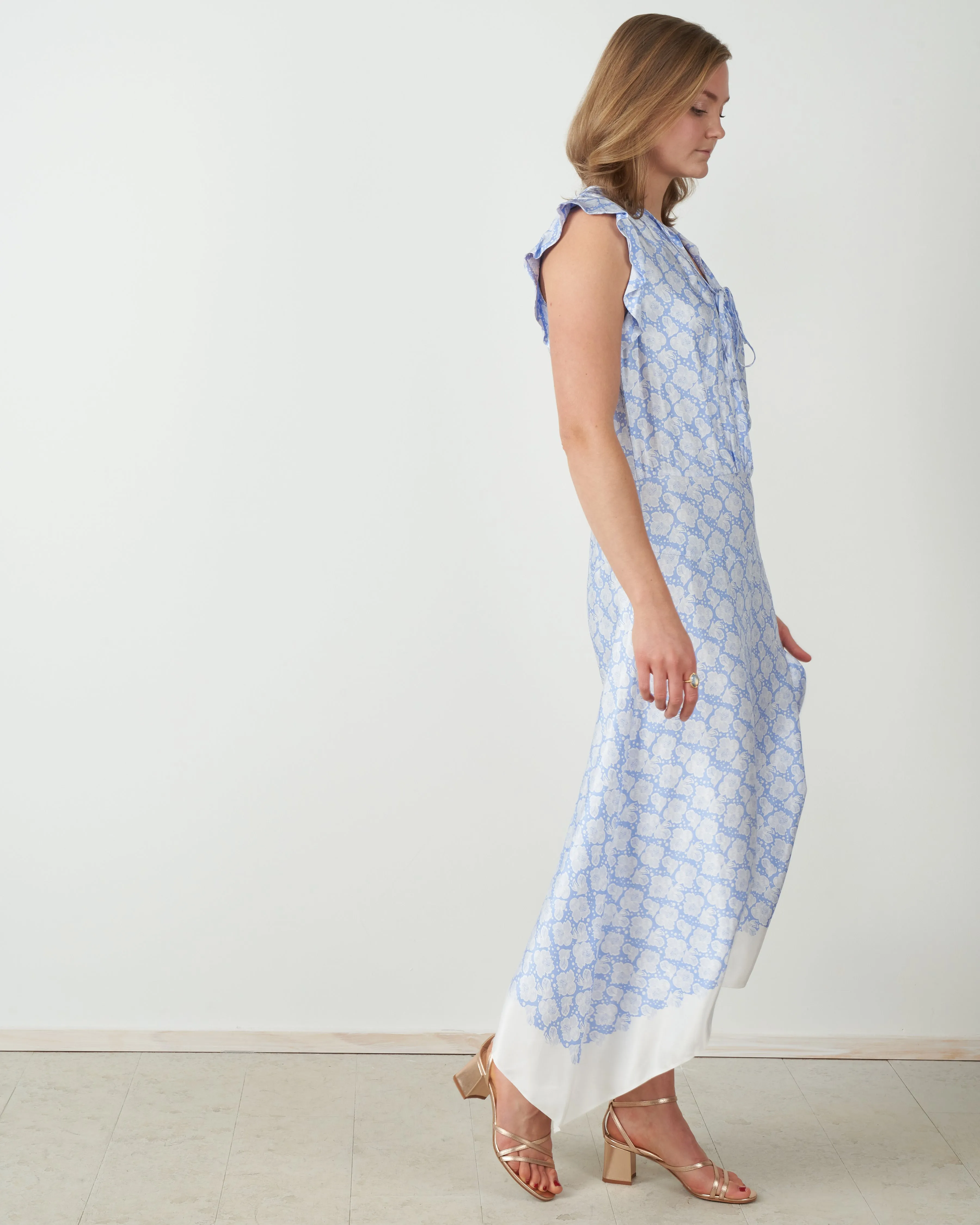 paine dress - pacific blue