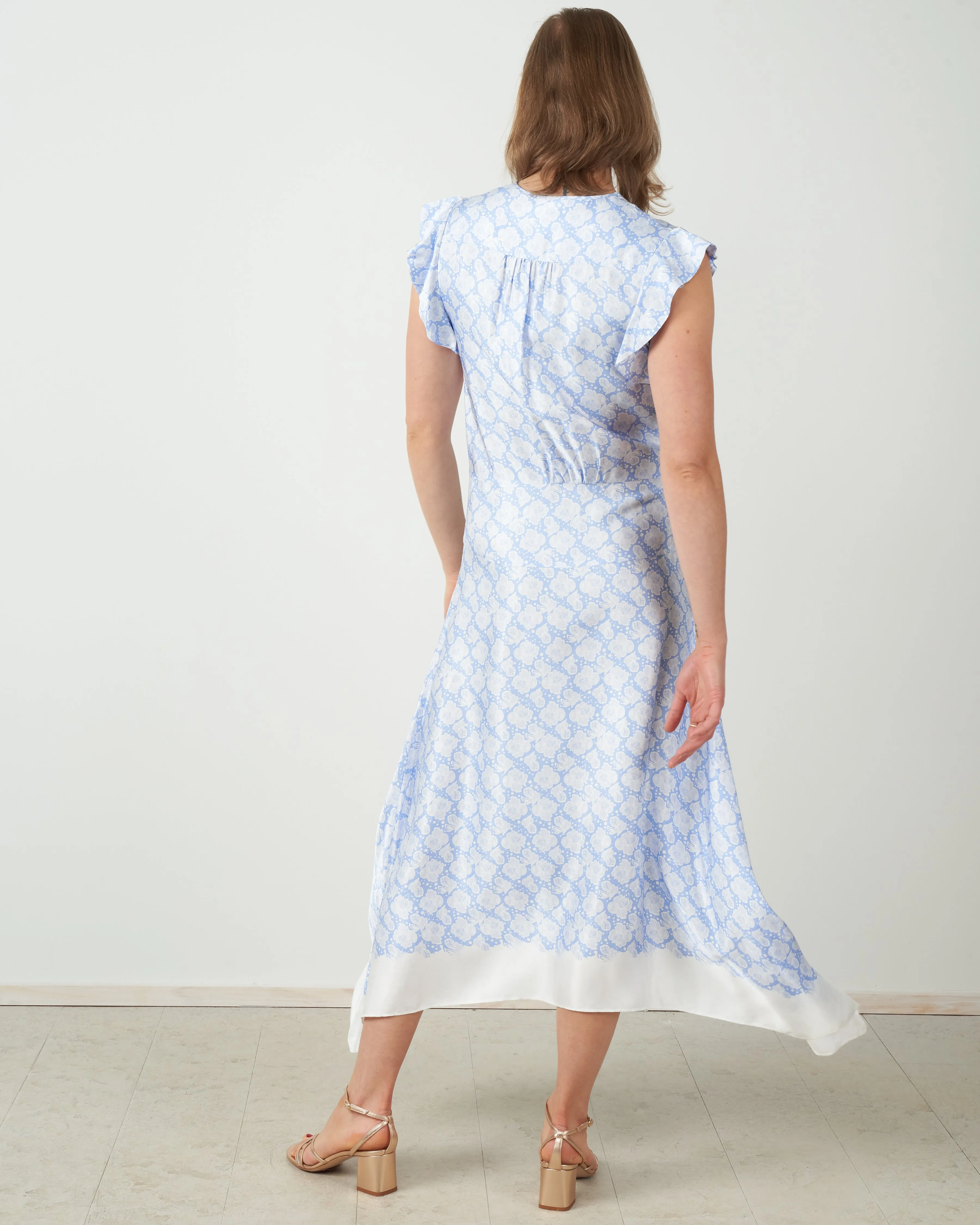 paine dress - pacific blue