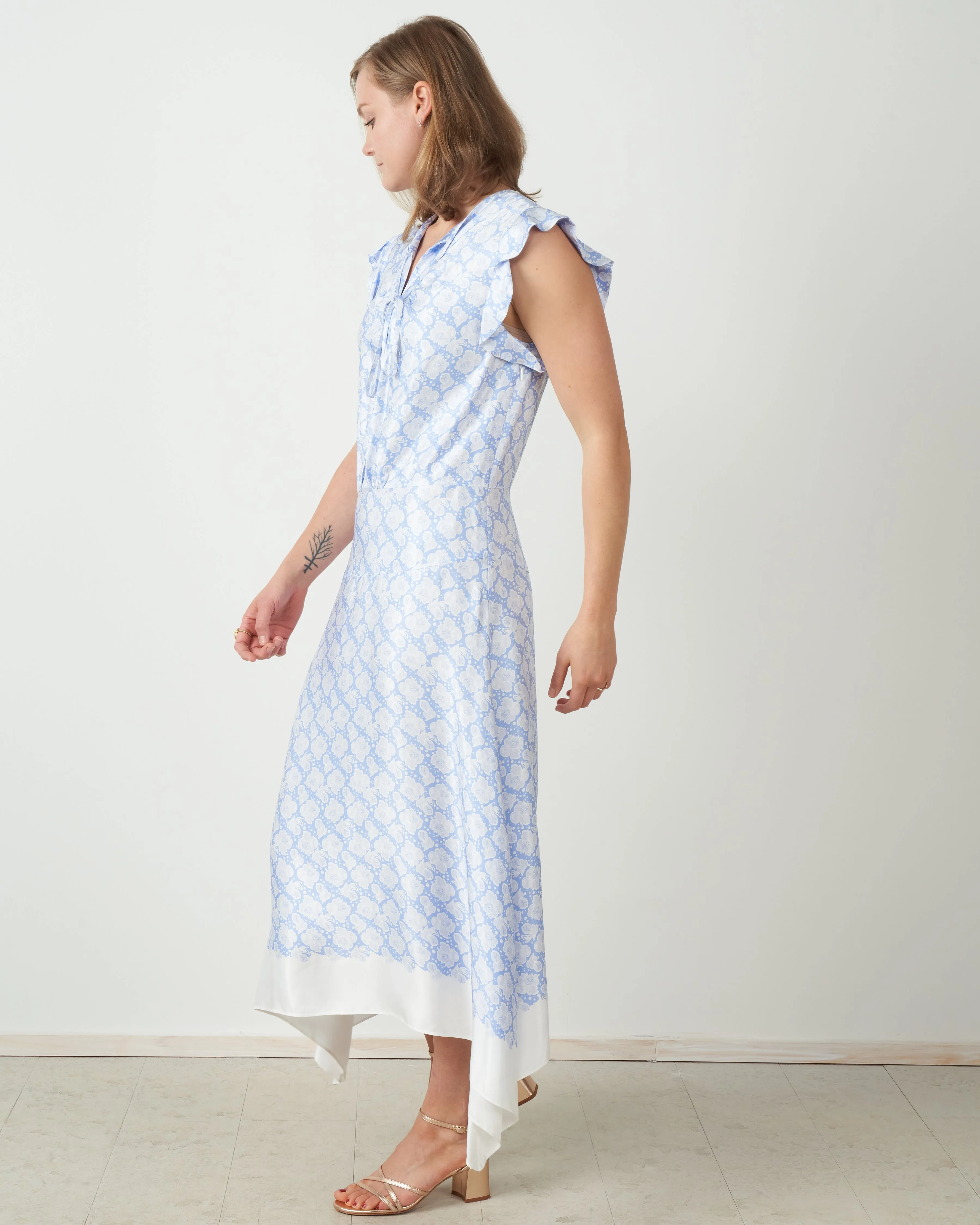 paine dress - pacific blue