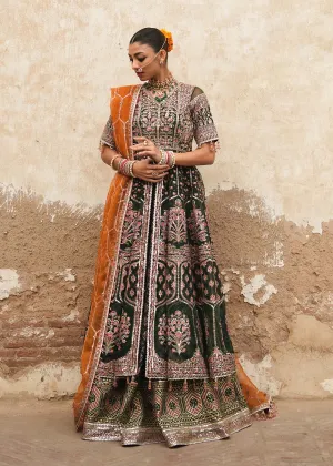 Pakistani Bridal Dress in Traditional Pishwas Style
