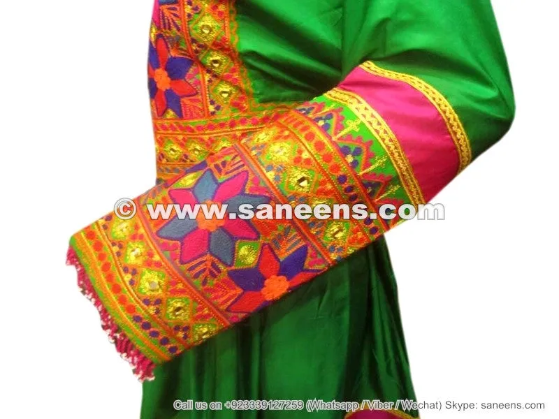 Persian Women Dress In Green Color