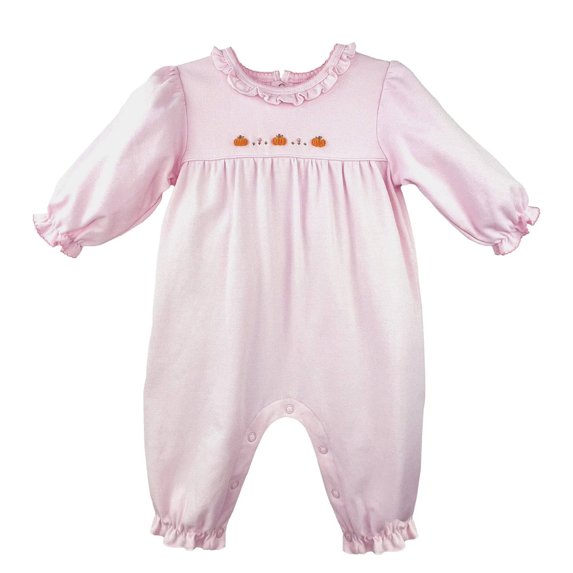 Petit Ami Pumpkin Romper - Pink