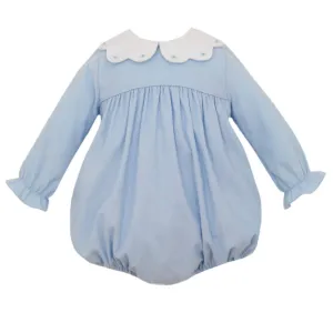 Petit Bebe Girls Corduroy Bubble - Blue