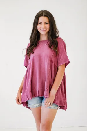Picnic in the Park Top in Mulberry