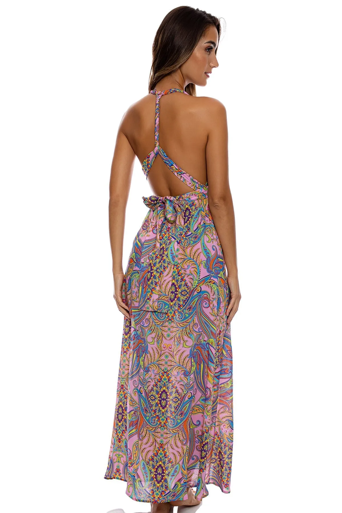 PINKIN' ABOUT YOU - Convertible Maxi Dress • Multicolor