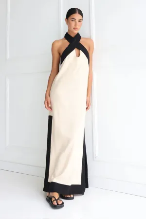 Porsha Maxi Dress - Oat - Madison