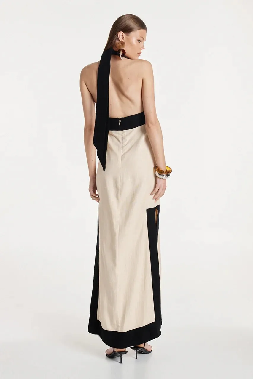 Porsha Maxi Dress - Oat - Madison
