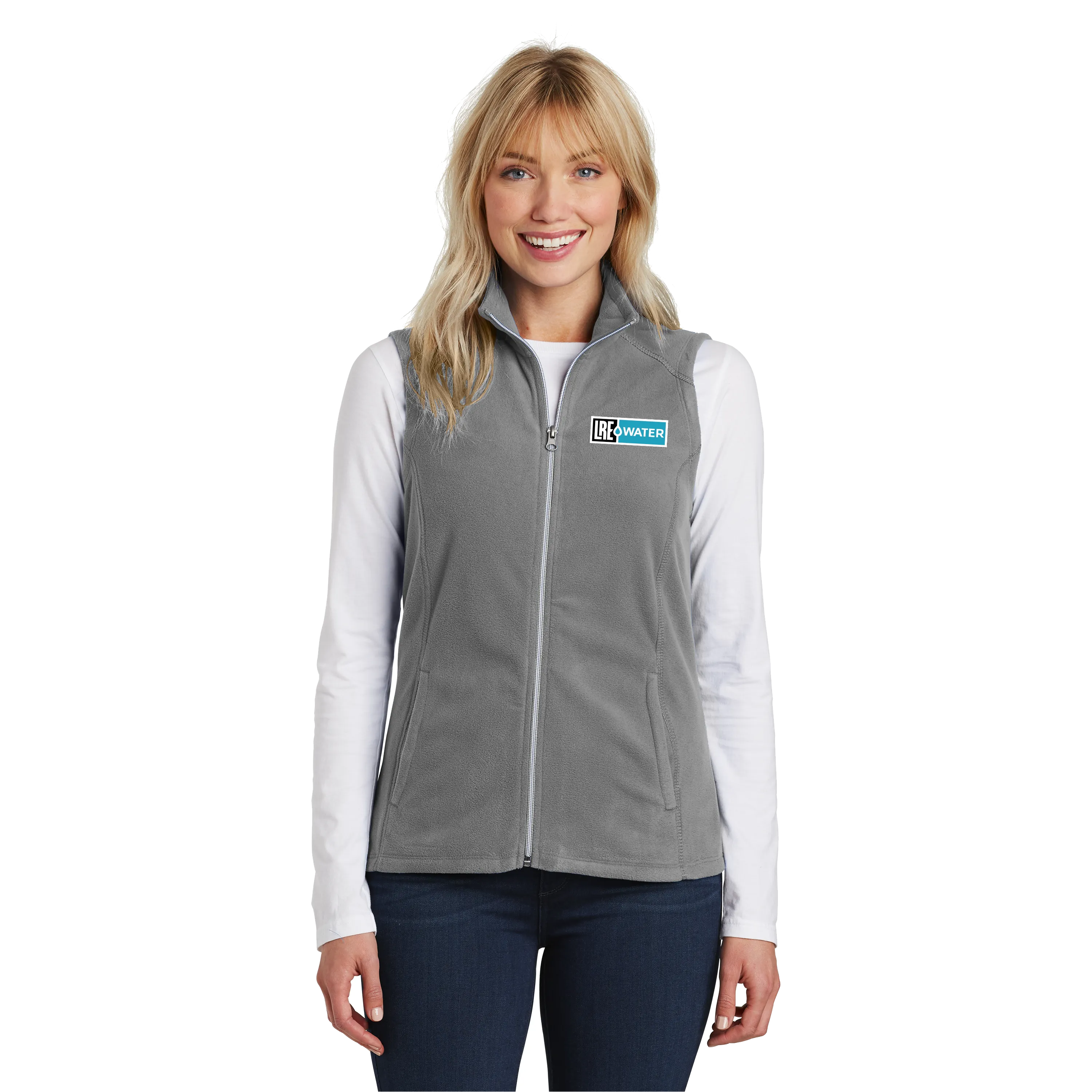 Port Authority - Ladies Microfleece Vest. L226.