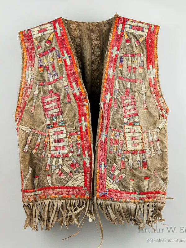 Quilled Mandan Vest