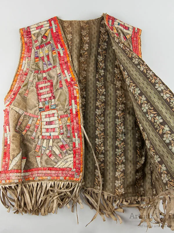 Quilled Mandan Vest