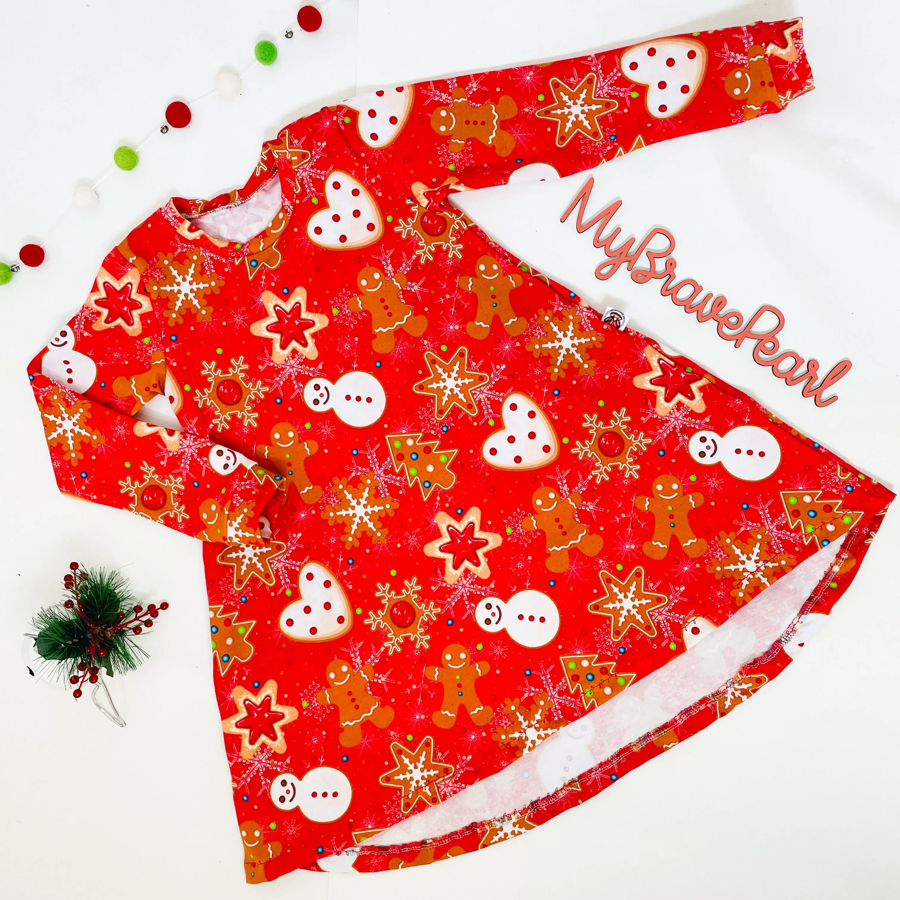 Ready To Ship 5-6Y Drop Hem Tee Dresses