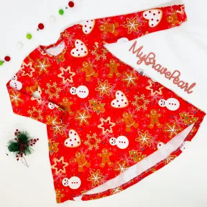 Ready To Ship 5-6Y Drop Hem Tee Dresses