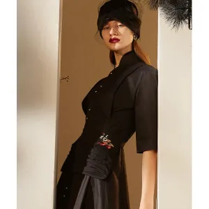 Rimless Embroidered Waist Belt