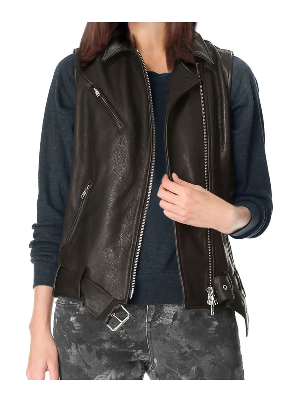 Rugged Cool Leather Vest