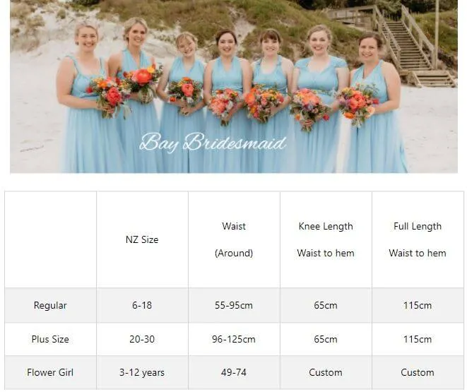 Rust Convertible Infinity bridesmaid dress Express NZ wide