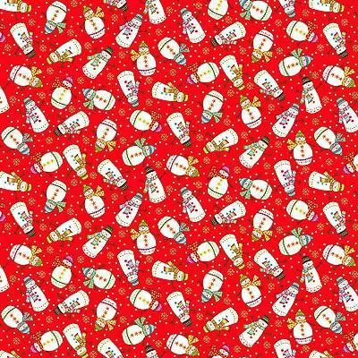 Santa Express - Tossed Snowmen - Red